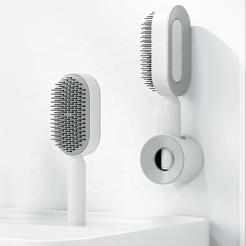 One-Click Self-Cleaning Scalp Brush